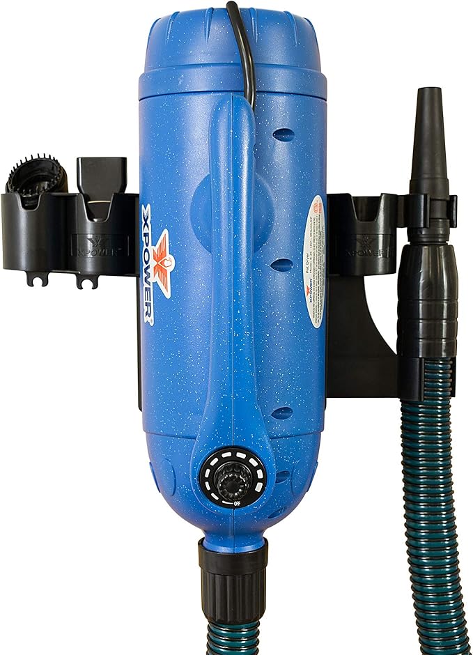 XPOWER B-27 Powerful, Professional Pet Grooming Force Dryer with Dual Motors, Variable Speed Control