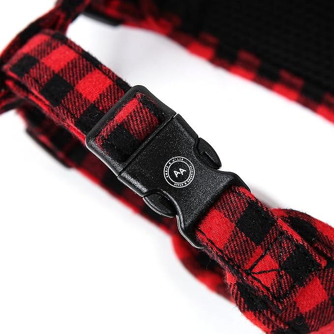 Angie and Allie Organic Cotton Dog Harness,No Pull Pet Harness with Leash D-Ring,Adjustable Soft Padded Dog Vest,Comfortable,Sustainable,Breathable and Stylish for Your Canine Companion