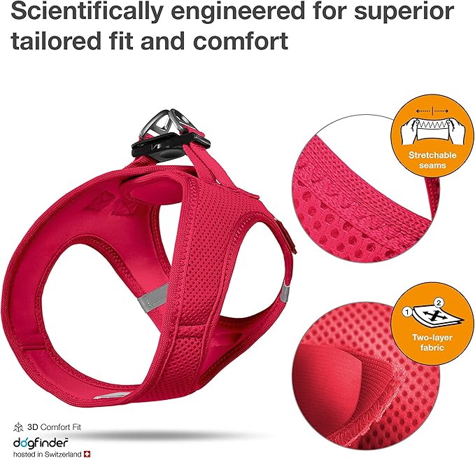 Curli Vest Harness Air-Mesh Skyblue S