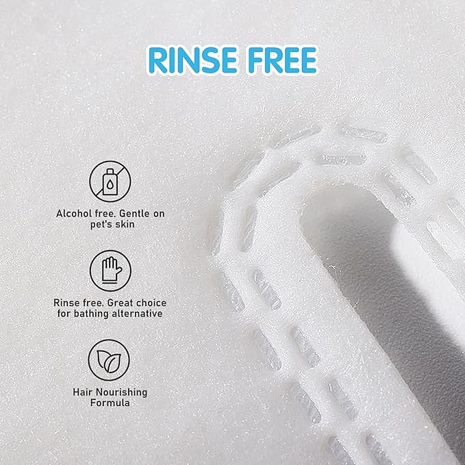 COCOYO Disposable Grooming Glove Wipes for Dogs & Cats I Fur Deodorizing I Fresh Moutain Pine Scent I Rinse Free & Bathing Gloves Wipes (30 Individually-Packed Glove Wet Wipes) (30 Individual Pack)