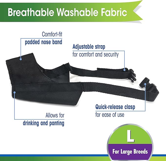 Four Paws Walk-About Quick-Fit Dog Muzzle 4 - Large