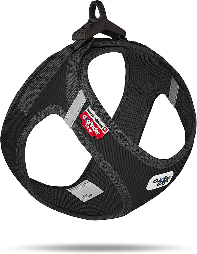 Vest Harness curli Clasp Cord Black 3XS