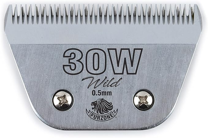 Detachable Blade - Size 30W Wide Blade 1/50", Made of Extra Durable Japanese Steel, Compatible with Most Andis, Oster, Wahl A5 Clippers