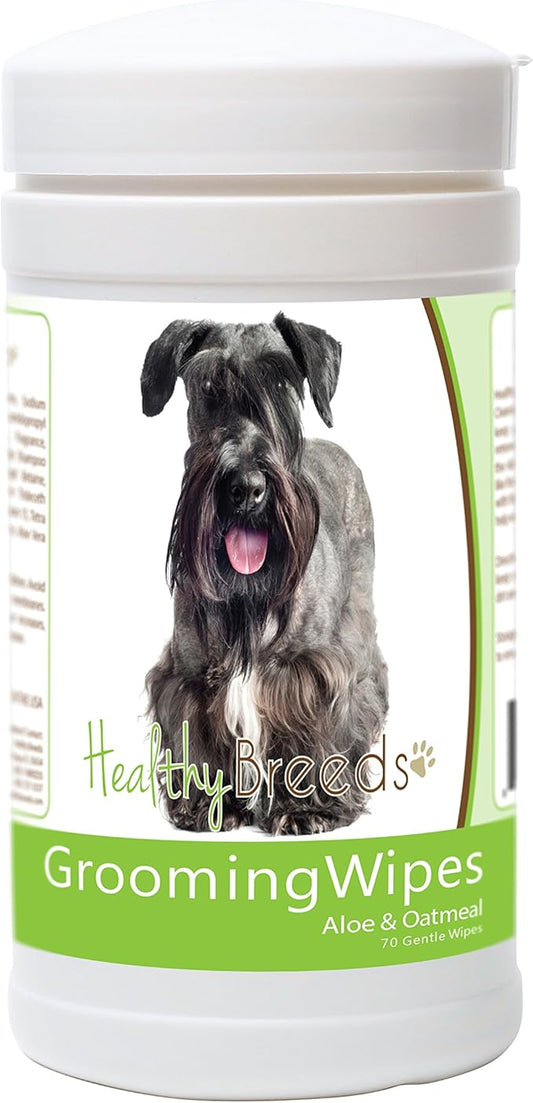 Healthy Breeds Cesky Terrier Grooming Wipes 70 Count