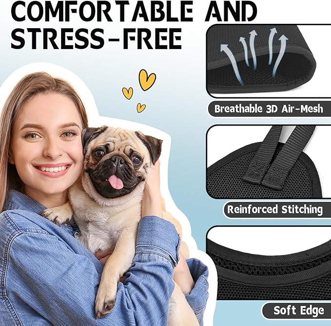 Supet Cat Grooming Hammock Harness for Cats Dogs, Relaxation Pet Grooming Hammock Restraint Dog & Small Animal Leashes Sling for Grooming Dog Grooming Helper