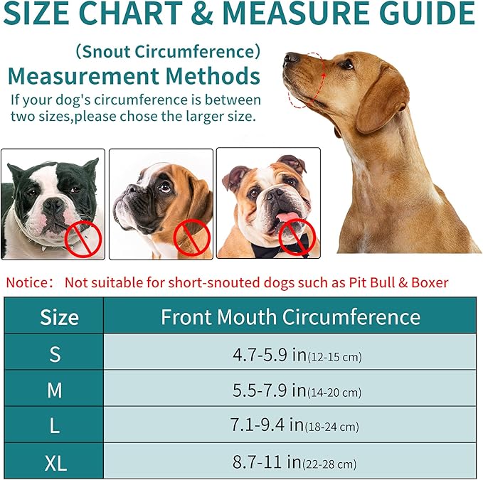 Muzzle for Small Dog, Dog Muzzle for Small Dogs, Small Dog Muzzle, Small Dog Muzzles for Biting Barking Chewing, Soft Muzzle for Small Dogs, Muzzles for Small Dog Puppy S Black