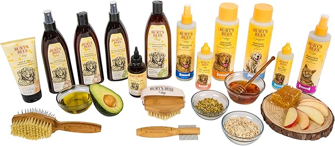 Burt's Bees for Pets Palm Slicker Brush - Recycled Bamboo Dog and Puppy Grooming Tool, Pet Hair Brush and Comb