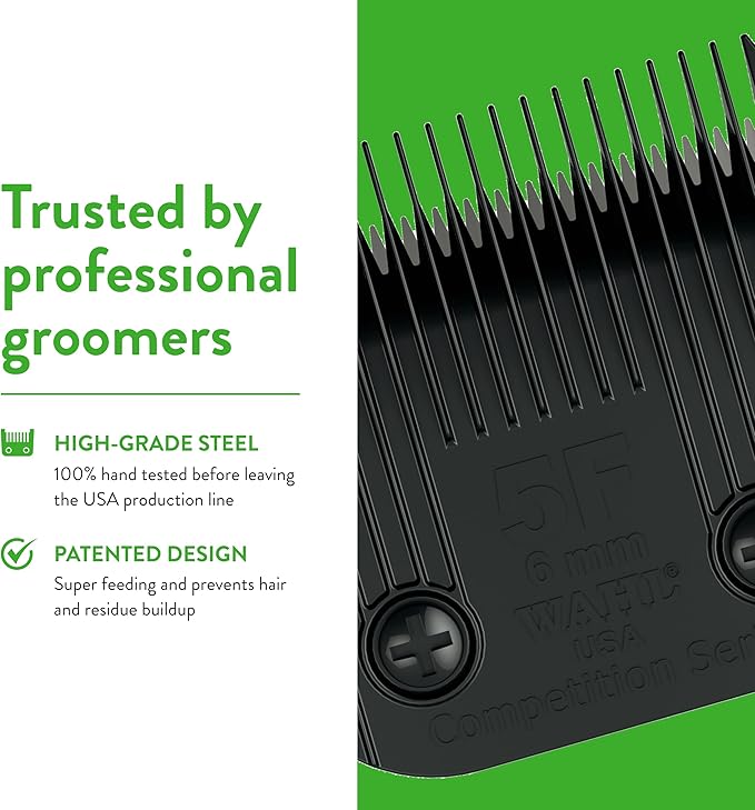 Wahl Professional Animal 5F Full Coarse Ultimate Competition Series Detachable Blade with 15/64-Inch Cut Length (2372-500)