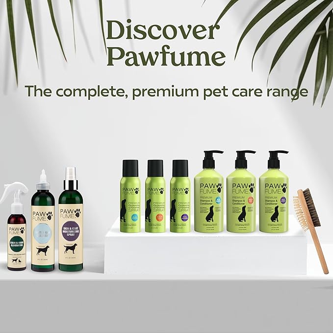 PAWFUME 2-in-1 Pet Brush – Dog Hair Brush – Cat Hair Brush – Dog Grooming Brush – Cat Grooming Brush – Soft Dog Brush for Long Haired Dogs – Soft Cat Brush for Long Haired Cats – Short Hair Dog Brush