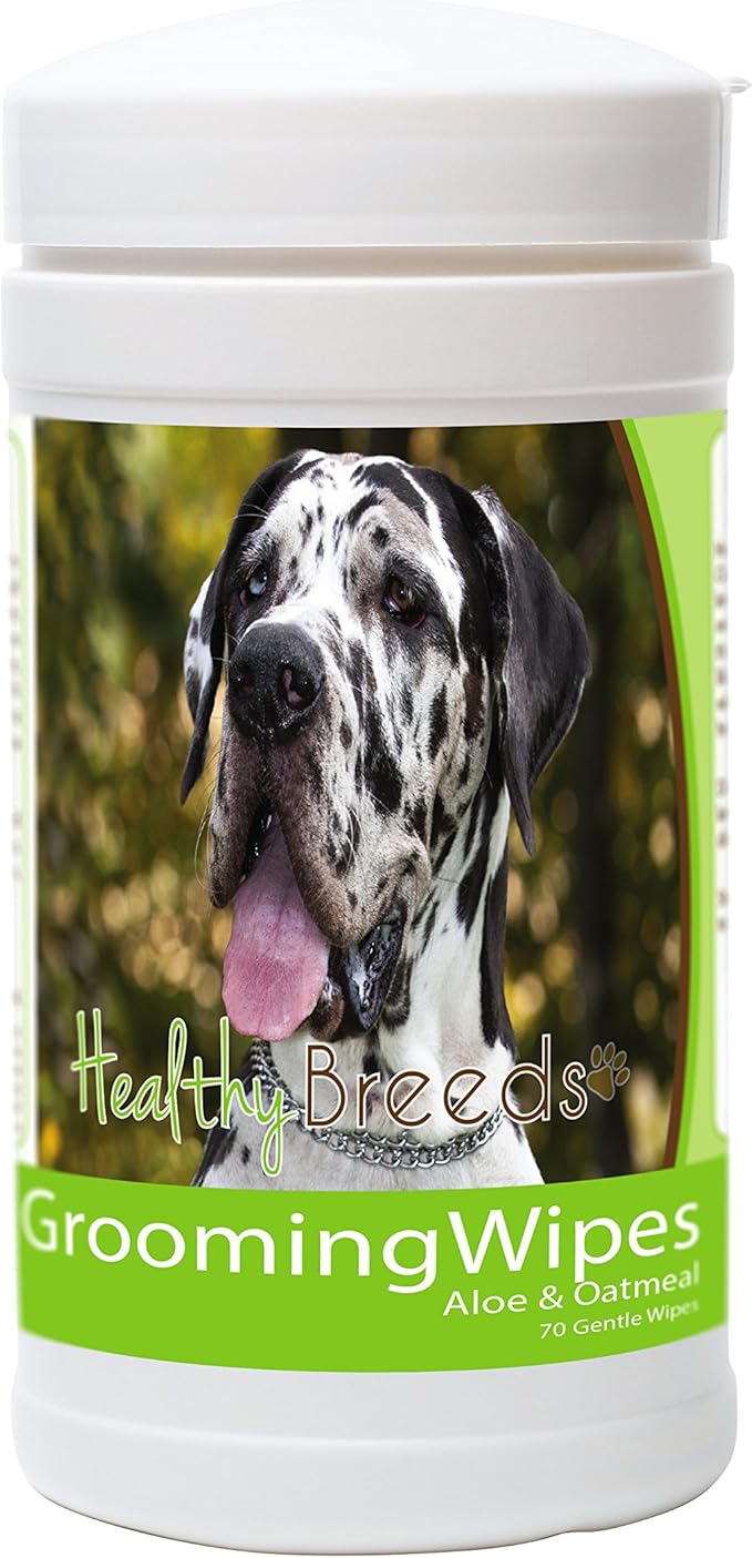 Healthy Breeds Great Dane Grooming Wipes 70 Count