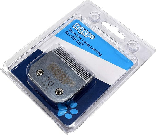 HQRP Animal Clipper Blade Compatible with Oster Size-10 CryogenX Professional 078919-046-005 78919-046 Pet Grooming 76918-126 Classic 76, Star-Teq, Power-Teq Clippers