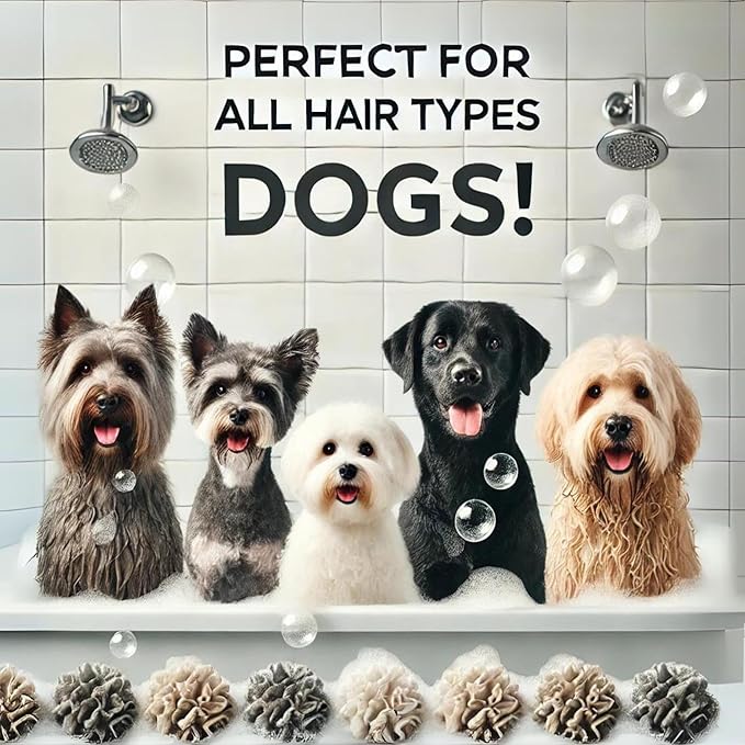 2pcs Pet Grooming Gloves for Cats, Dogs, Rabbits, Horses – Silicone Hair Remover, Shedding Bath Brush, Massage Mitts