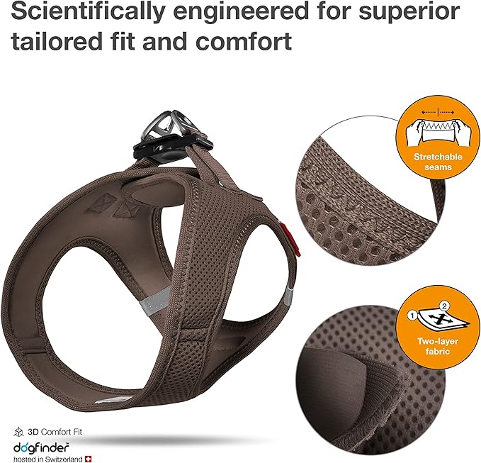 Curli Vest Harness Air-Mesh Skyblue S