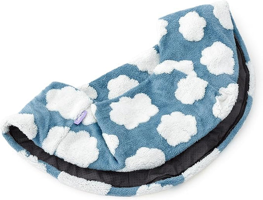 Lesure Dog Bed Cover - Small Dog Bed Washable Removable Cover, Replacement Cover for Orthopedic Pet Mad Beds, 23x23x8 Inches Light Blue