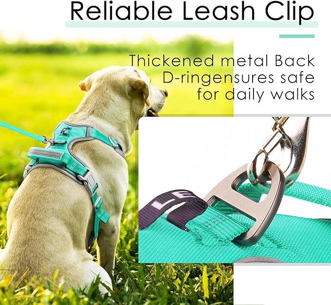 ThinkPet No Pull Harness Breathable Sport Vest with Handle-Dog Harnesses Reflective Adjustable for Medium Large Dogs