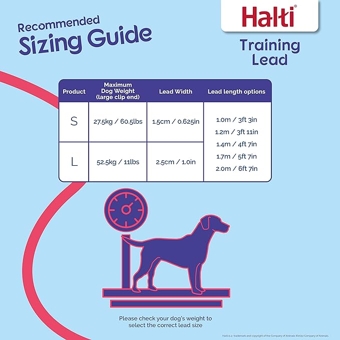 HALTI No Pull Harness Size Medium & HALTI Training Leash Size Large, Black Combination Pack - Stop Your Dog Pulling on The Leash. Adjustable, Lightweight and Easy to Use. Suitable for Medium Dogs