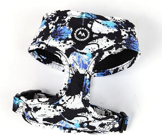 Angie and Allie Organic Cotton Dog Harness,No Pull Pet Harness with Leash D-Ring,Adjustable Soft Padded Dog Vest,Comfortable,Sustainable,Breathable and Stylish for Your Canine Companion