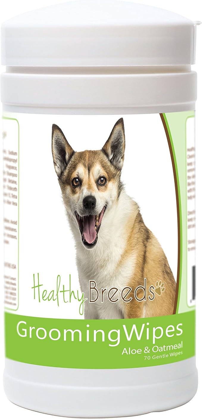 Healthy Breeds Norwegian Lundehund Grooming Wipes 70 Count