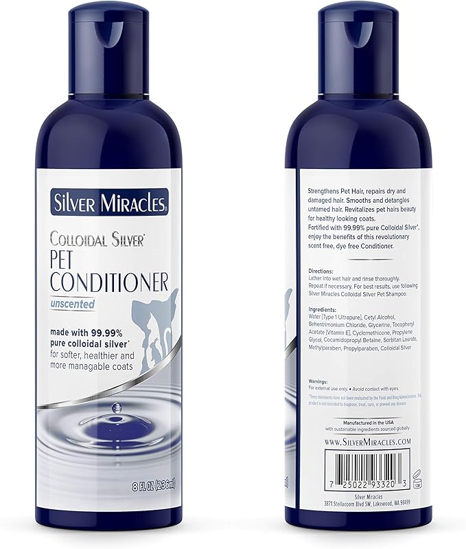 Silver Miracles Colloidal Silver Pet Conditioner