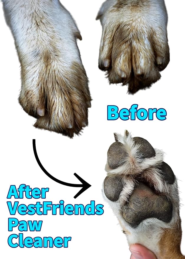 Portable Dog Foot Cleaner - Feet Cleaner for Dogs - Paw Washer - Paw Plunger - Medium and Large Breed Paw Cleaner - Travel Friendly - Durable and Leak Free - For Indoor or Outdoor Use