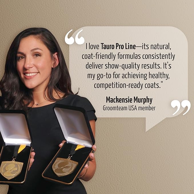 Tauro Pro Line Pure Nature Magic Plex Dogs and Cats Shampoo Instant Revitalization with Essential Oils for Shiny and Healthy Skin and Coat All Natural Grooming Product