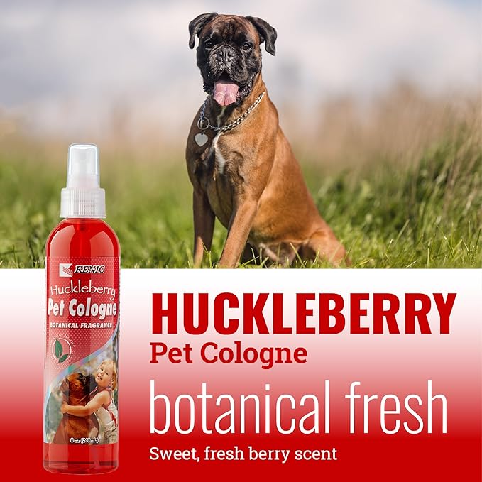 Kenic Huckleberry Pet Cologne, Pink, 8 Ounce, (K6705)