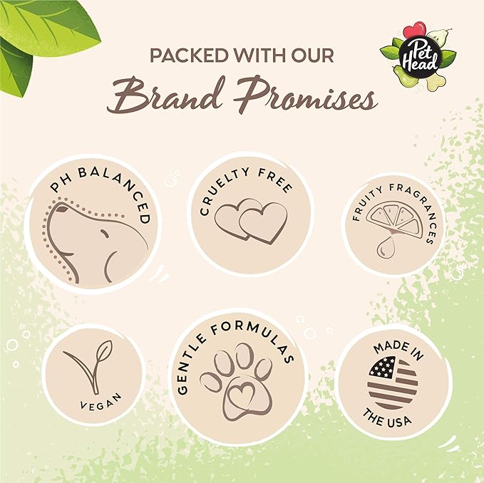 Pet Head Mucky Pup Puppy Deodoriser Spray | Pear Scent | Shampoo Conditioner Spray for Puppies from 8 Weeks | Vegan | pH-Neutral | Gentle Formula for Puppies | Made in USA | 10.1 fl. oz.