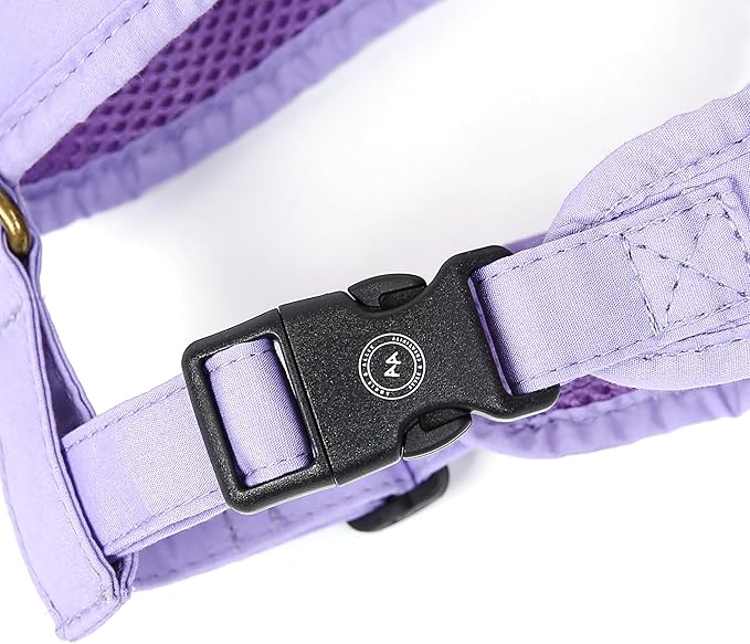 Angie and Allie Organic Cotton Dog Harness,No Pull Pet Harness with Leash D-Ring,Adjustable Soft Padded Dog Vest,Comfortable,Sustainable,Breathable and Stylish for Your Canine Companion