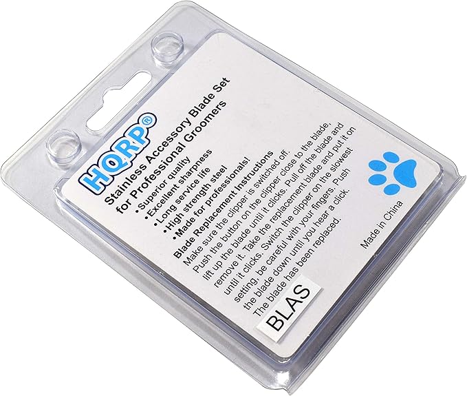 HQRP Animal Clipper Blade Compatible with Oster Size-10 CryogenX Professional 078919-046-005 78919-046 Pet Grooming 76918-126 Classic 76, Star-Teq, Power-Teq Clippers