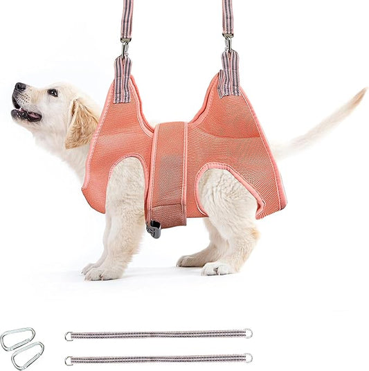 Potens' Pet Dog Grooming Hammock with Security Strap - Grooming Hammock for Small Dogs - Dog Holder for Nail Trimming - Dog Hanging Harness for Nail Trimming (Small)