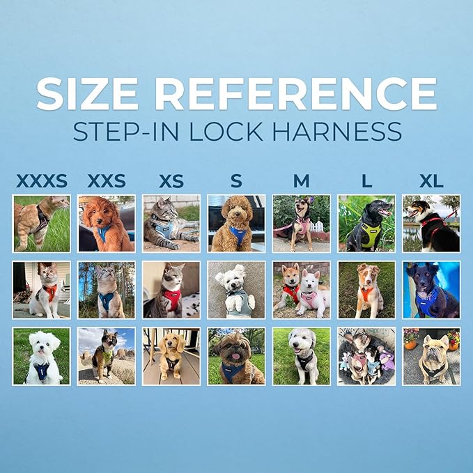 Voyager Step-in Lock Pet Harness - All Weather Mesh, Adjustable Step in Harness for Cats and Dogs by Best Pet Supplies - Lime Green/Black Trim, XL