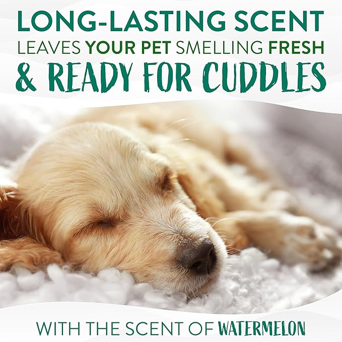 TropiClean Watermelon Dog Wipes for Paws and Butt | Deep Cleaning Dog Grooming Wipes | Safe for The Face | Cat Friendly | 100 Count