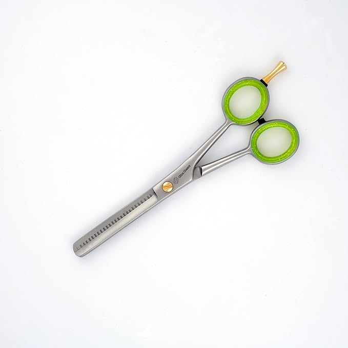6" Professional Pet Grooming Thinning Scissors Dark Polish Finish