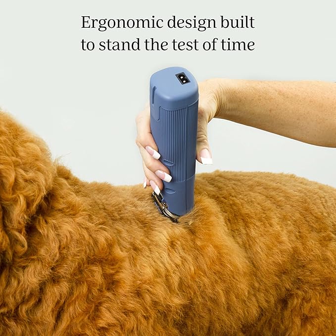 Oster Professional Cordless Turbo A5 Animal Clipper with Lithium-Ion Battery, Detachable Blade, Blue