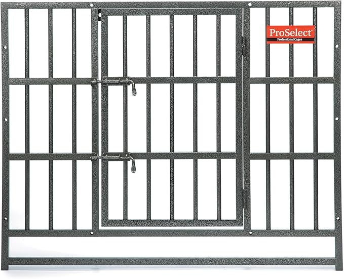 Proselect Replacement Door Frames - Durable Steel Door Frames Modular Kennel Cages - Medium, Silver
