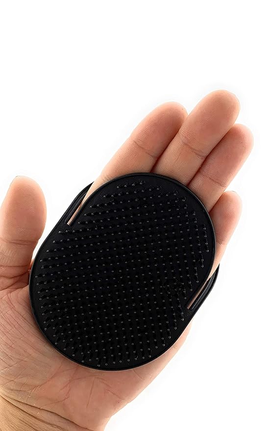 G.B.S Pocket Palm Combs Brush for Men, Women and Pets Grooming Brush Comb, Pack of 6, (Black) Made in U.S.A