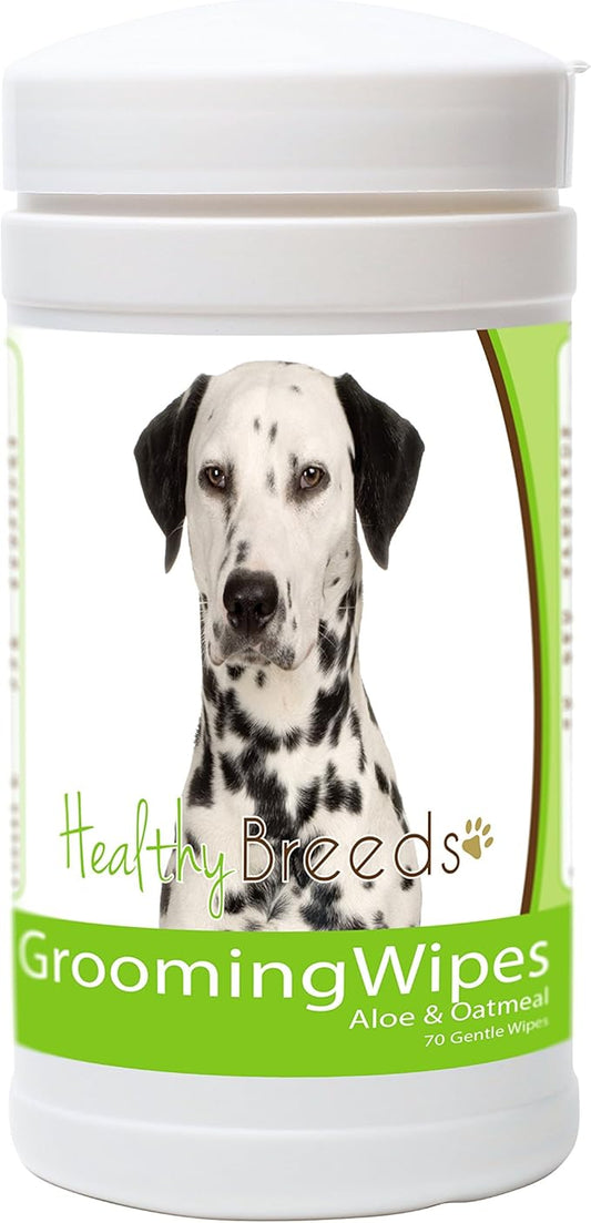 Healthy Breeds Dalmatian Grooming Wipes 70 Count