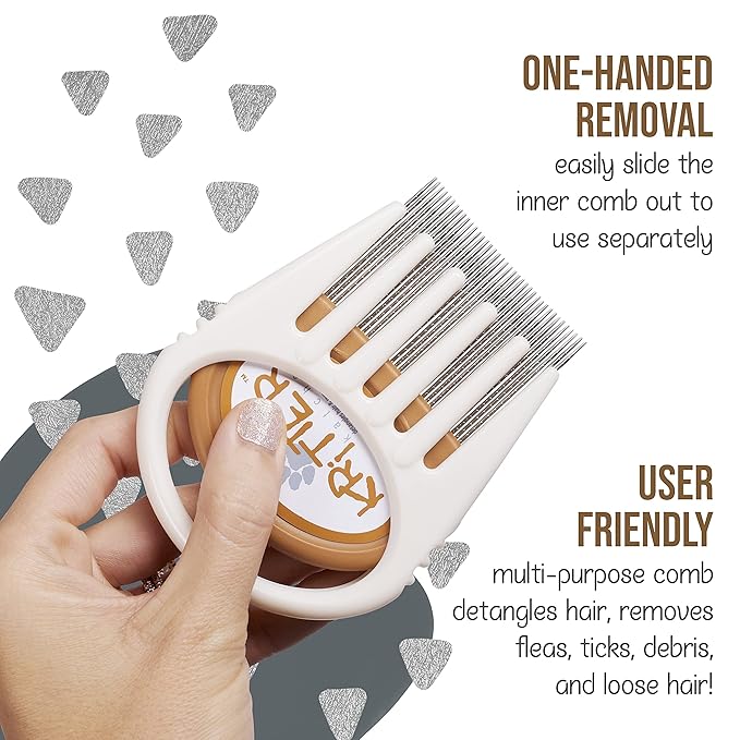 Flea & Tick Comb - Grooming Tool