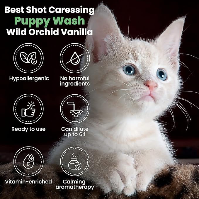 Best Shot Scentament Spa Puppy Conditioner, Wild Orchid Vanilla, 1 Gallon