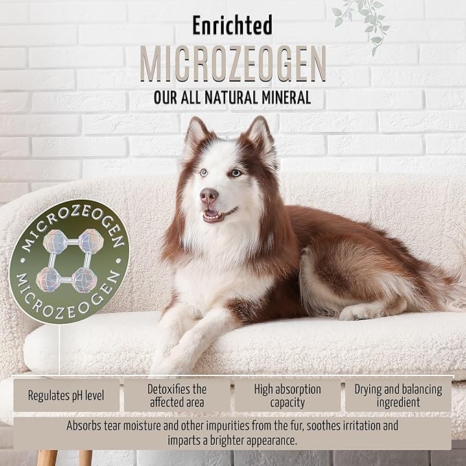 Pure Nature Stainless Look Clay Shield Mask Grooming Product Ideal for All Dogs and Cats Eyes, Ears, Mouth Area Suitible for Home or Professional Use