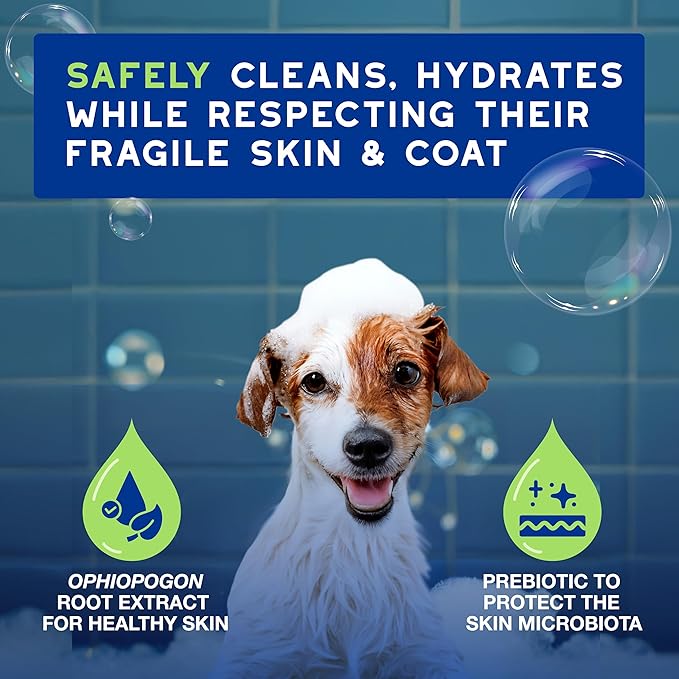 DOUXO® Skin & Coat SPA - Ultra-Safe Puppy Shampoo, 16 fl oz, Skin-Friendly Formula Cleans and Hydrates, Leaves Coat Soft and Plush