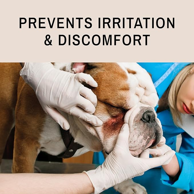 Eye Envy Bulldog Wrinkle Wipes. Wrinkle Wipes for French Bulldog, Pug, English Bulldog. Cleans Wrinkles, Bulldog Tail Pockets. Removes Stains and Odors. Natural, Unscented Wipes. USA Made. 60 Count