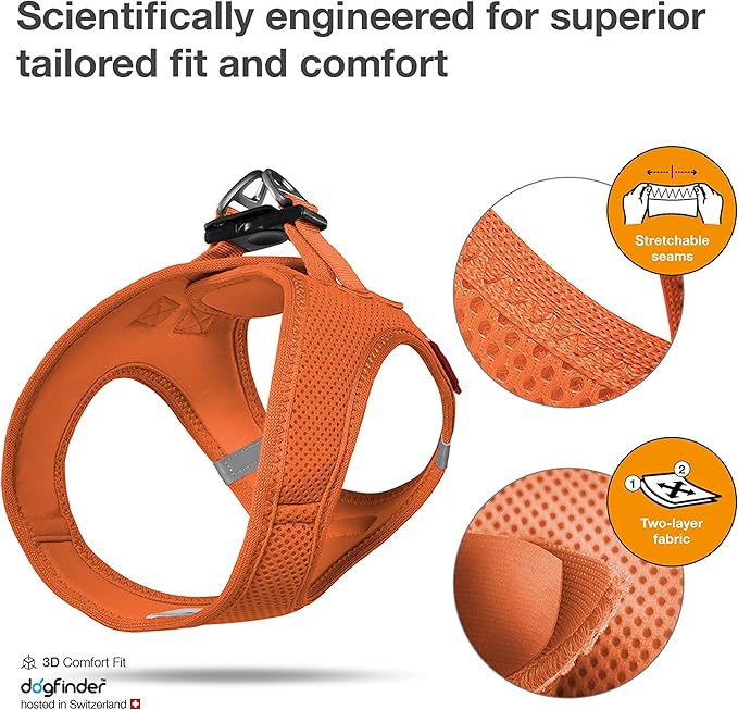 Curli Vest Harness Air-Mesh Skyblue S