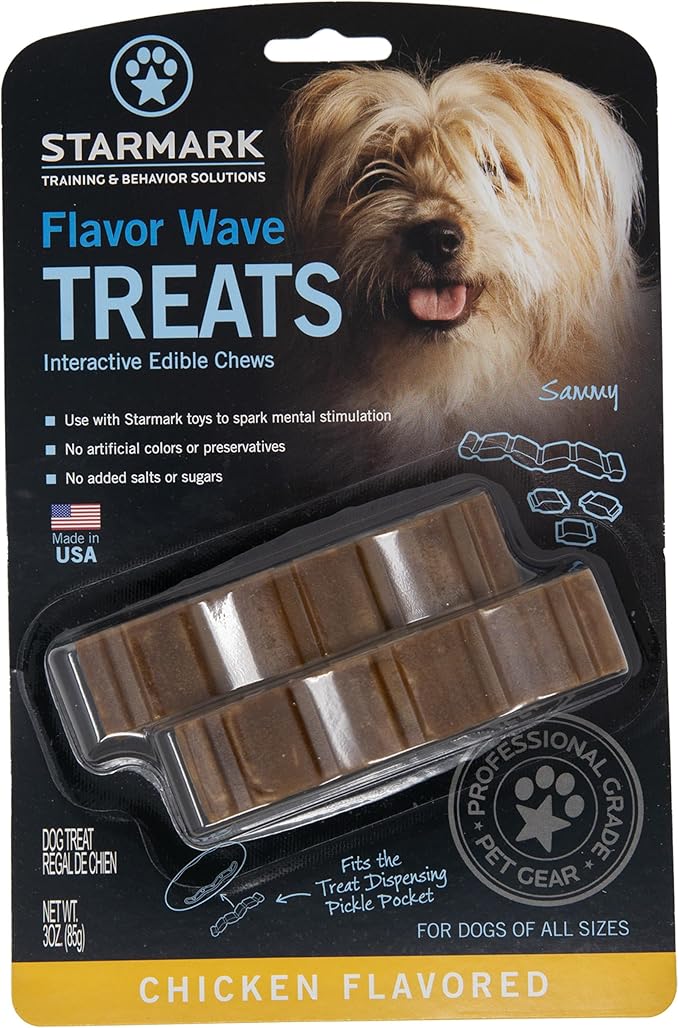 Starmark Flavor Wave Treats For Dogs Brown 2 Count (Pack of 1)