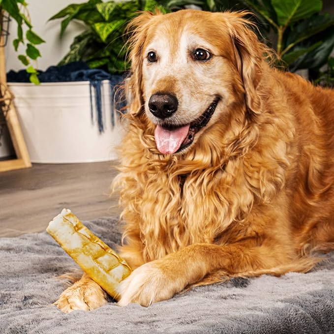 Pet Factory American Beefhide 7" Rolls Dog Chew Treats - Chicken Flavor, 4 Count/1 Pack