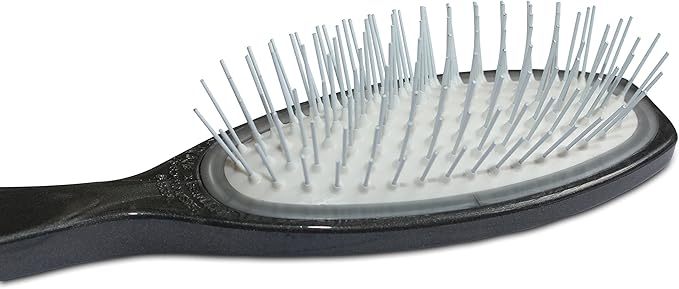 Mars Professional Pin Dog Grooming Brush, Plastic Handle and Rubber Cushion, 8.5" Length