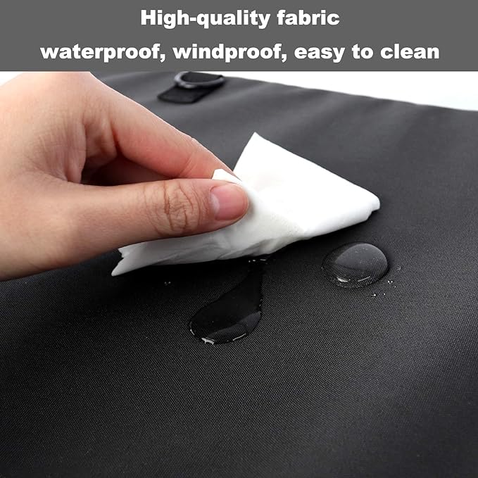 Durable Dog crate cover Double Door for large pet Kennel Covers Universal Fit for 24 30 36 42 48 inches Wire Dog Crate (30 Inch (30" L x 19" W x 21" H))-Black