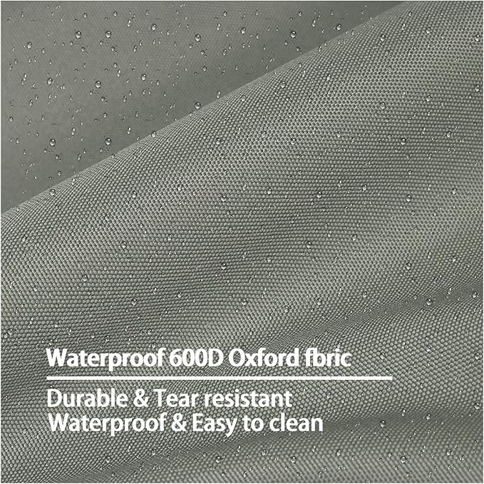 Dog Bed Cover36Lx27Wx4H Inch.Waterproof Heavy Duty Durable Oxford Dog Bed Replacement Covers with Zipper.Washable Removable Pet Bed Mattress Protector Cover.Greyish Green,Cover Only.