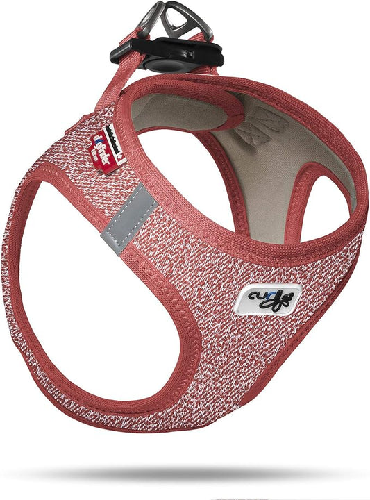 Curli Vest Harness Merino Red XL