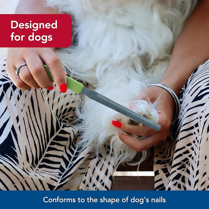 Coastal Pet Safari Dog Nail File - Ensure a Smooth Finish After Cutting - Remove Burs from Outdoor & Indoor Dogs - One Size